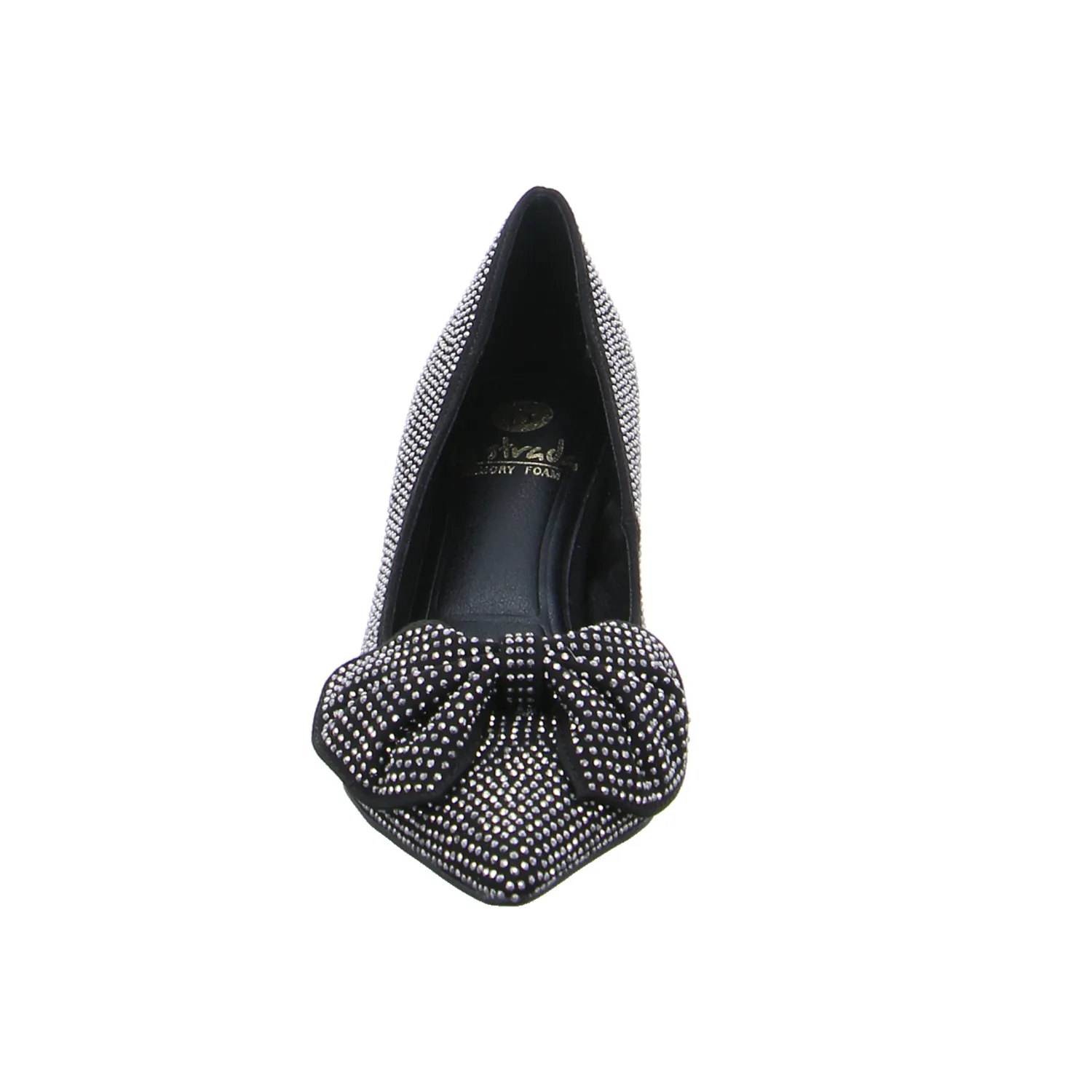 LA STRADA Pumps Schwarz Lederimitat