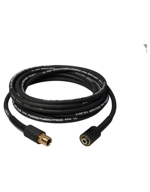 Eurom Force Verlengslang Rubber-Staal - Hogedrukreinigers - 8 m