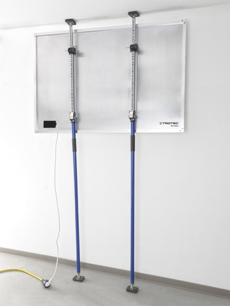 TROTEC Infrarot Wandheizung TIH 1100 S – Heizleistung 1100 W – Elektro Heizkörper, 1205 x 905 mm, IP54