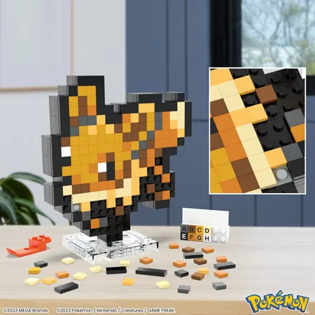 Mattel MEGA Pokémon Evoli Pixel Art