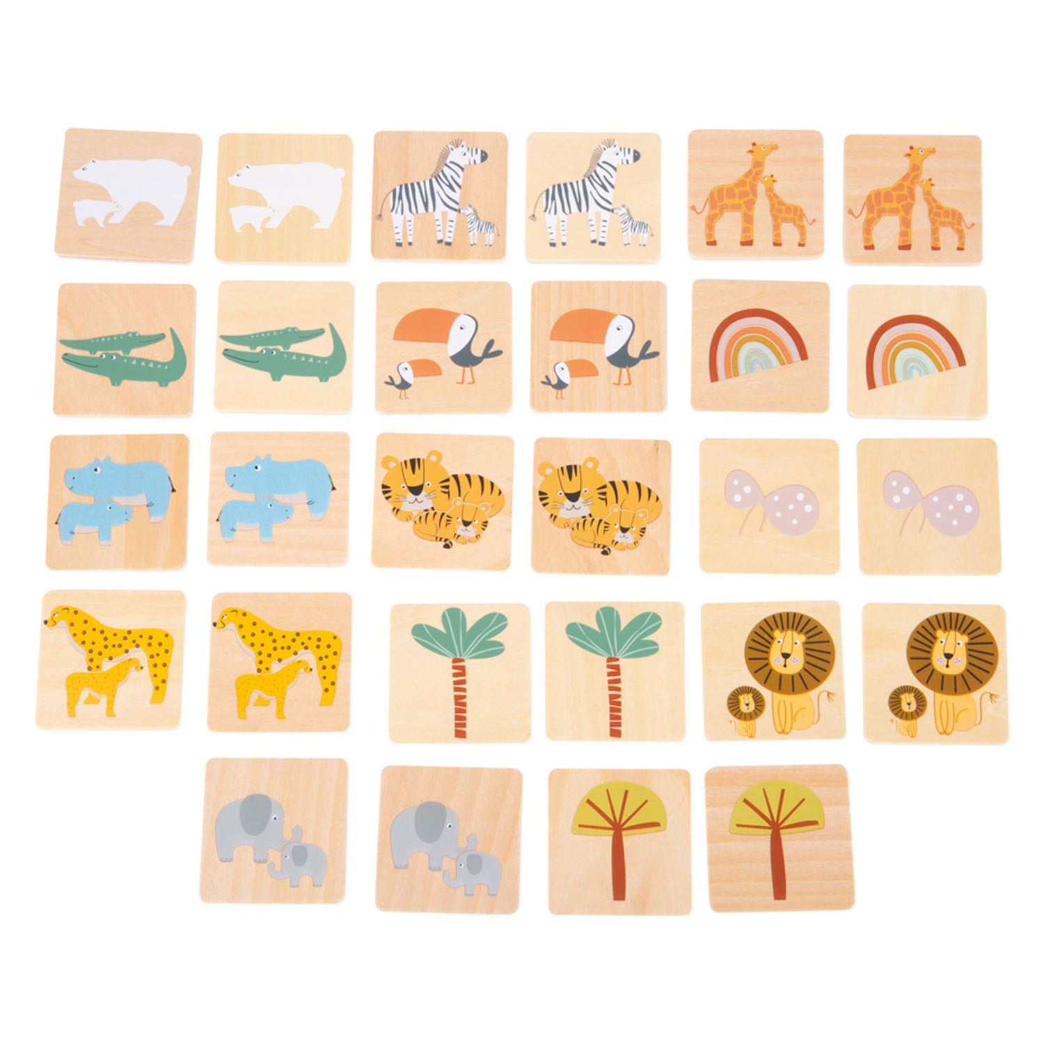Small Foot-Houten Memo Safari