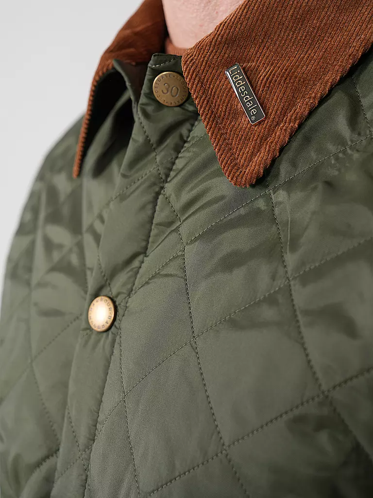 BARBOUR Leichtsteppjacke LIDDESDALE  olive