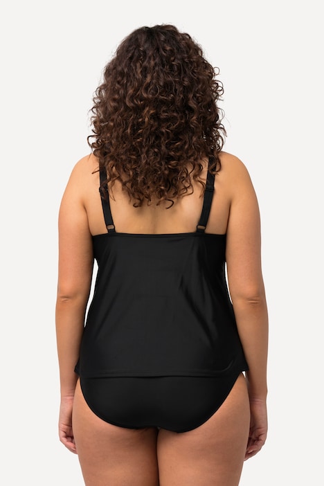 Tankini, Raffung, Zierborte, Softcups