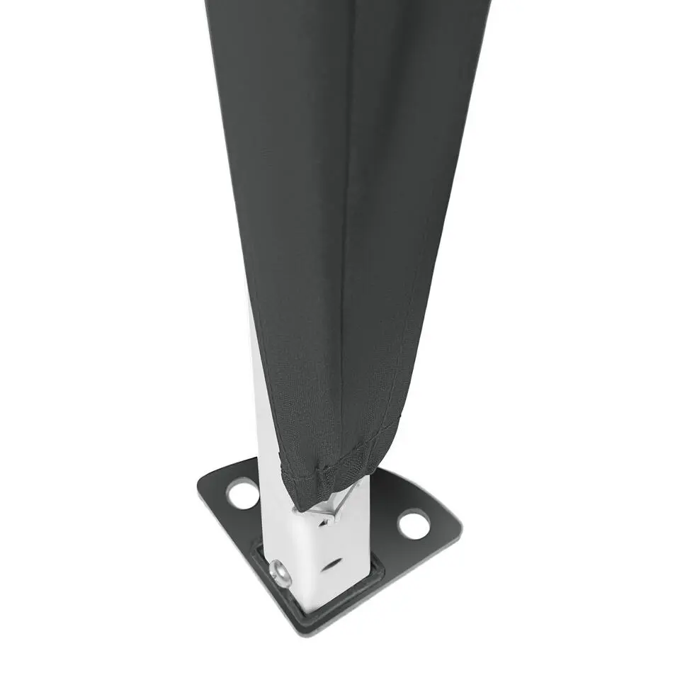 tectake - Partytent Linosa opvouwbaar 3x3m, Grijs