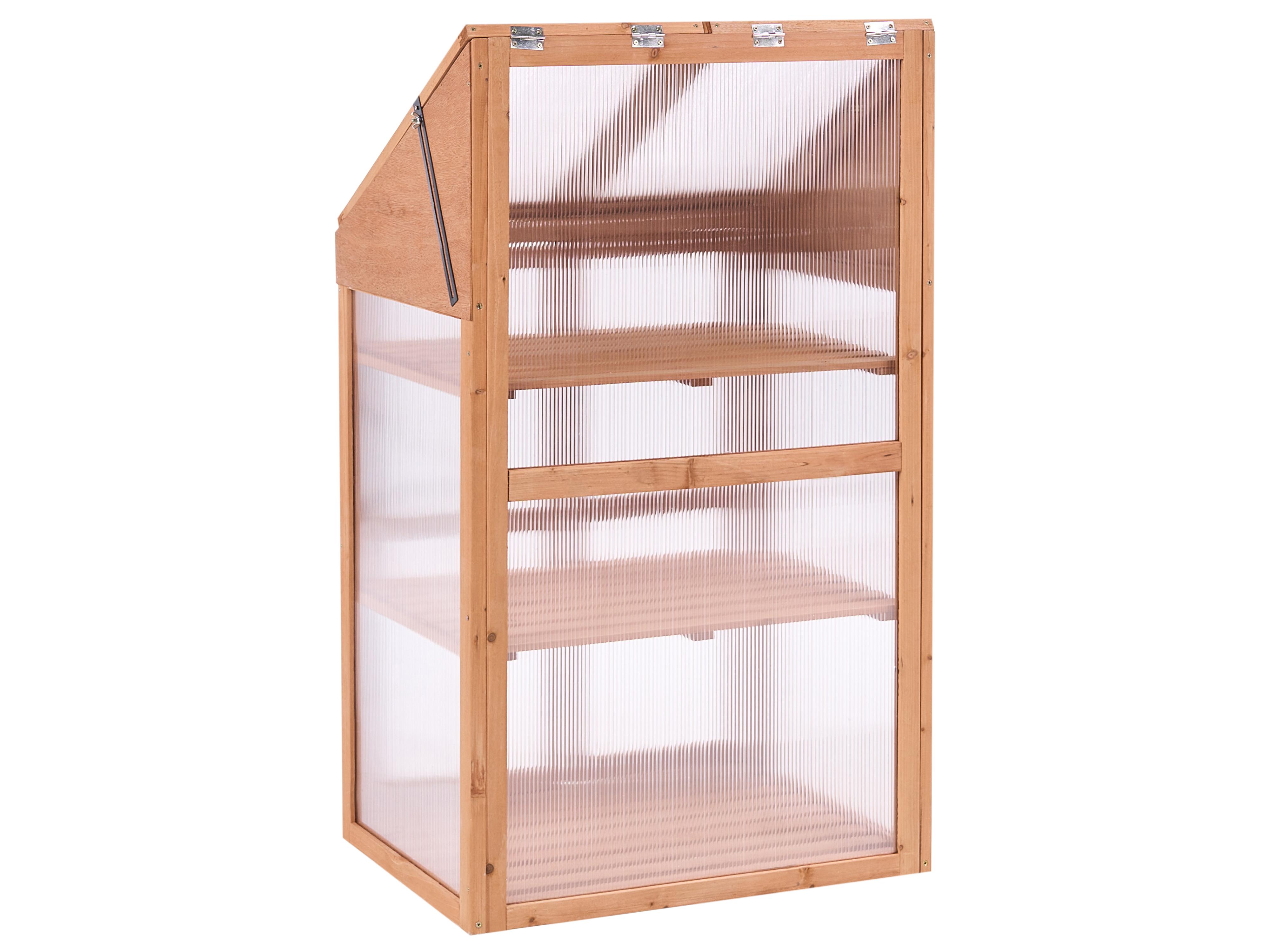 Balkonkas VOLVERA Dennenhout Lichtbruin 49 cm