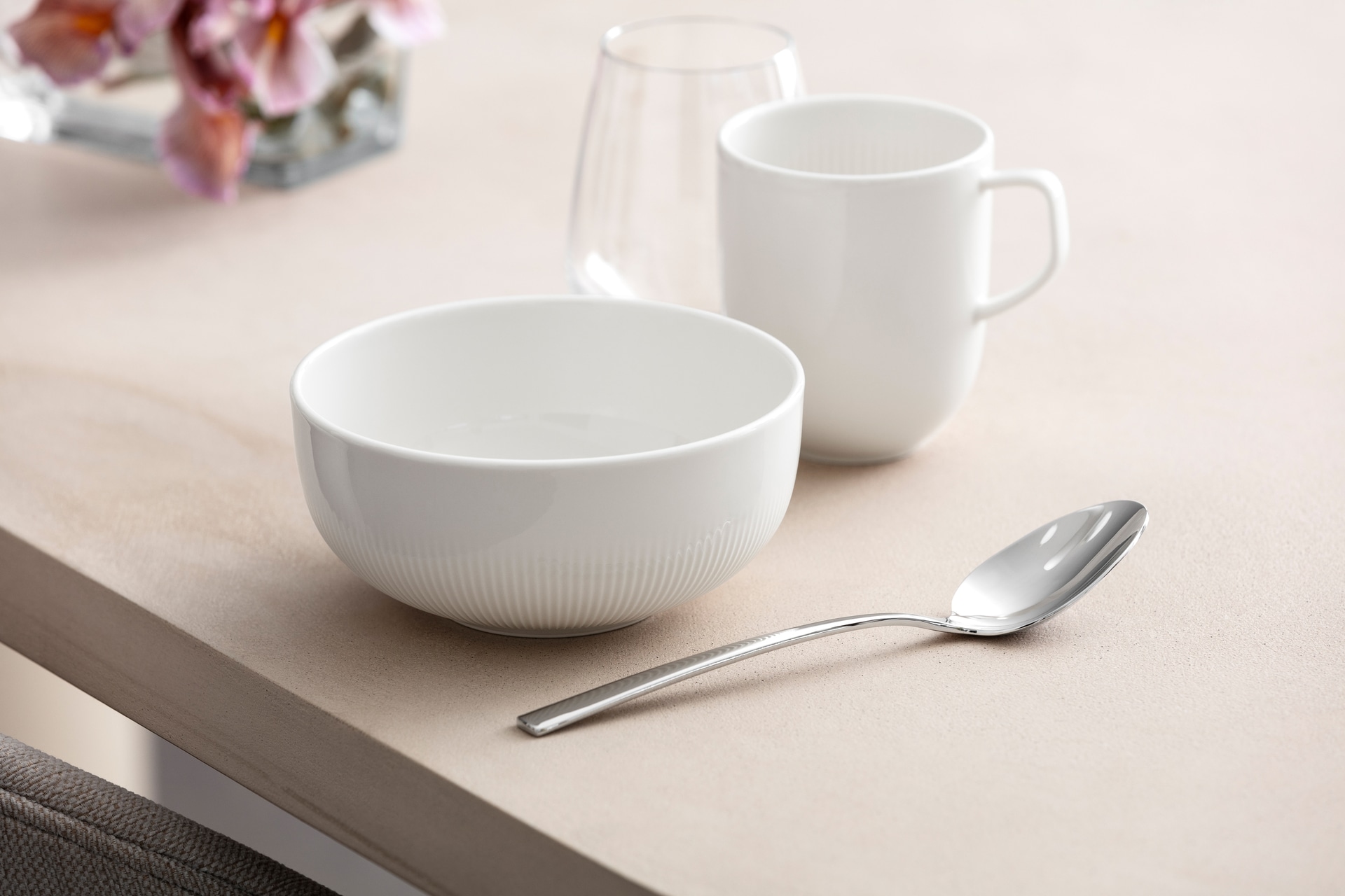 Villeroy & Boch Müslischale AFINA Porzellan weiß