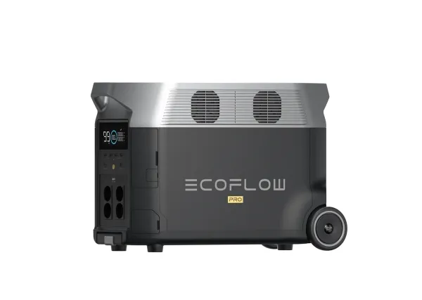 EcoFlow Delta Pro - Transportabel strømstation - AC 220-240 V - litiumjernfosfat - 3600 Wh - Wi-Fi, Bluetooth - output-stikforbindelser: 14