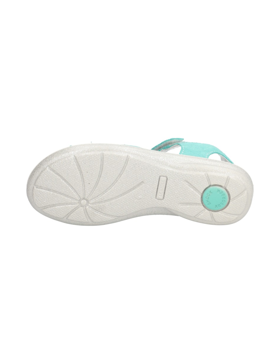 Veloursleder Sandale