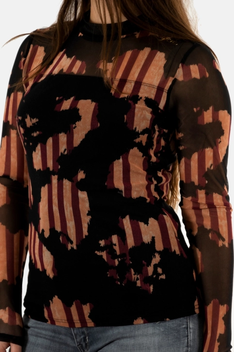 Tee shirt manches longues kaporal mosly black