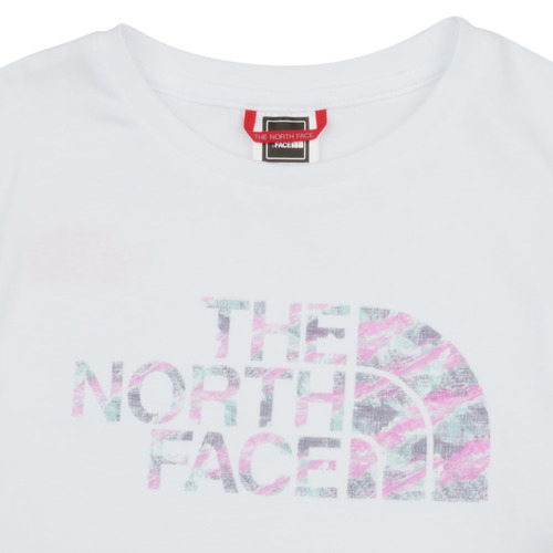 The North Face - GIRLS S/S CROP EASY TEE - Blanc