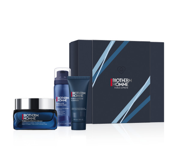 BIOTHERM Set Force Suprême Force Suprême Youth Architect Cream 50ml Force Supreme Cleanser 40ml Mousse Rasage 50ml 1 Stk