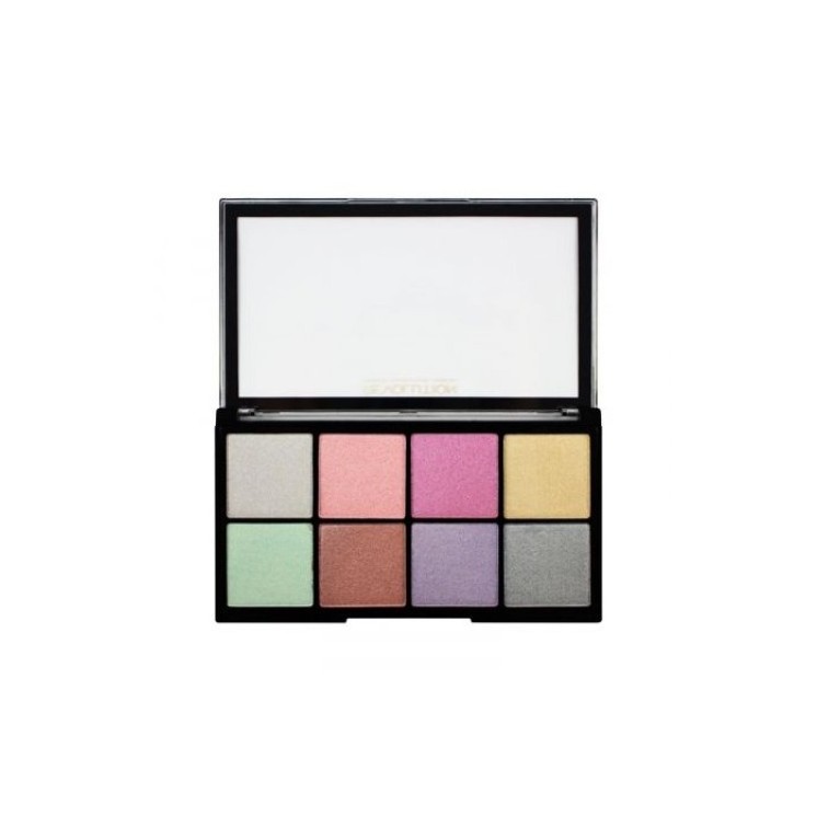 Revolution Ultra Cool Glow Palette mit 8 Gesichts-Highlightern 2,5 g