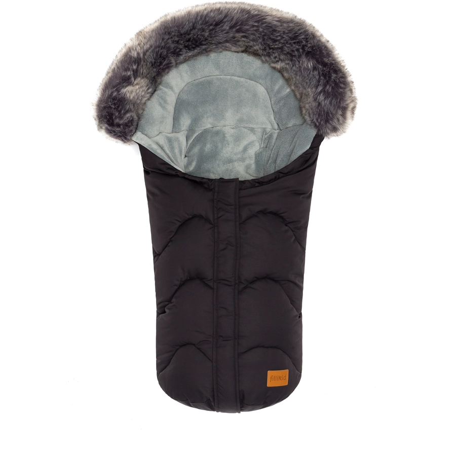fillikid Winterfußsack Lhotse für Babyschale Schwarz