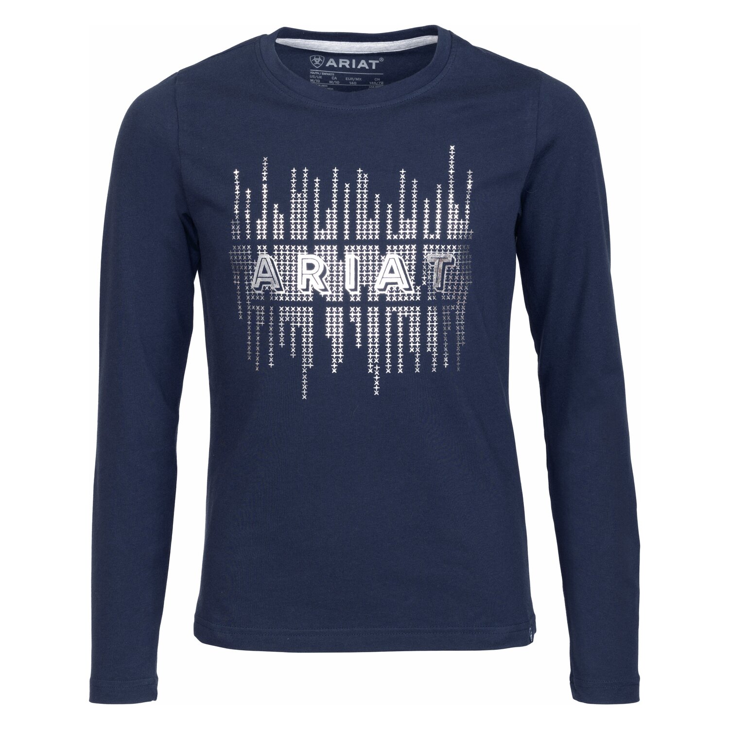 ARIAT Langarmshirt Glitz Tee - navy eclipse