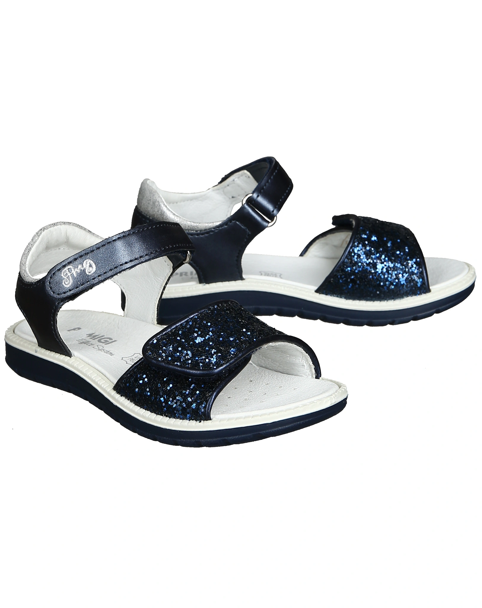 Klett-Sandalen GLITTER in dunkelblau