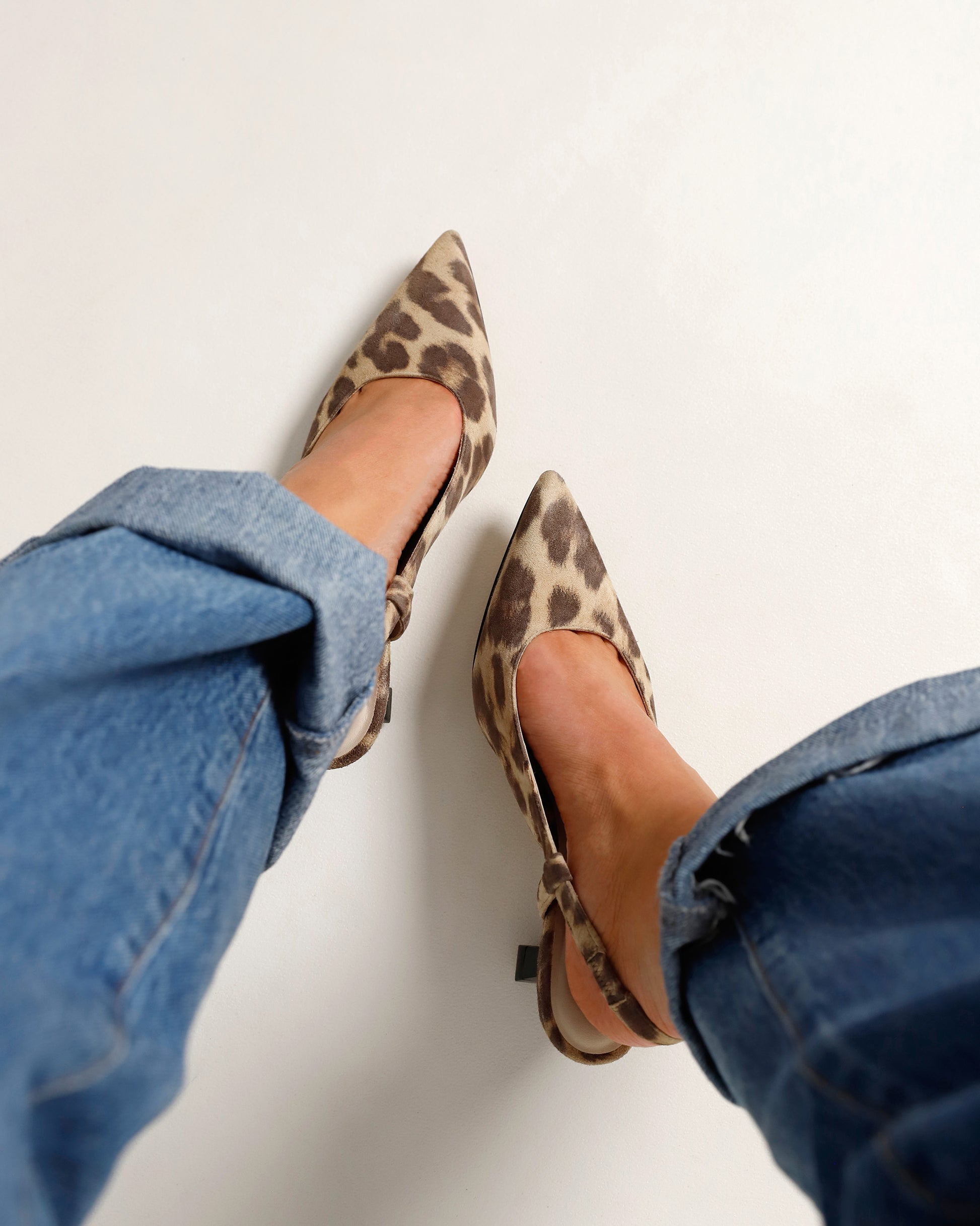 VIA VAI luipaardprint slingbacks Suzy Aliya