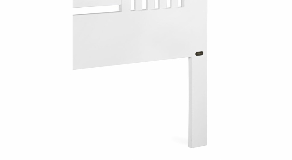 Tête de lit bois blanc 100x3x135cm