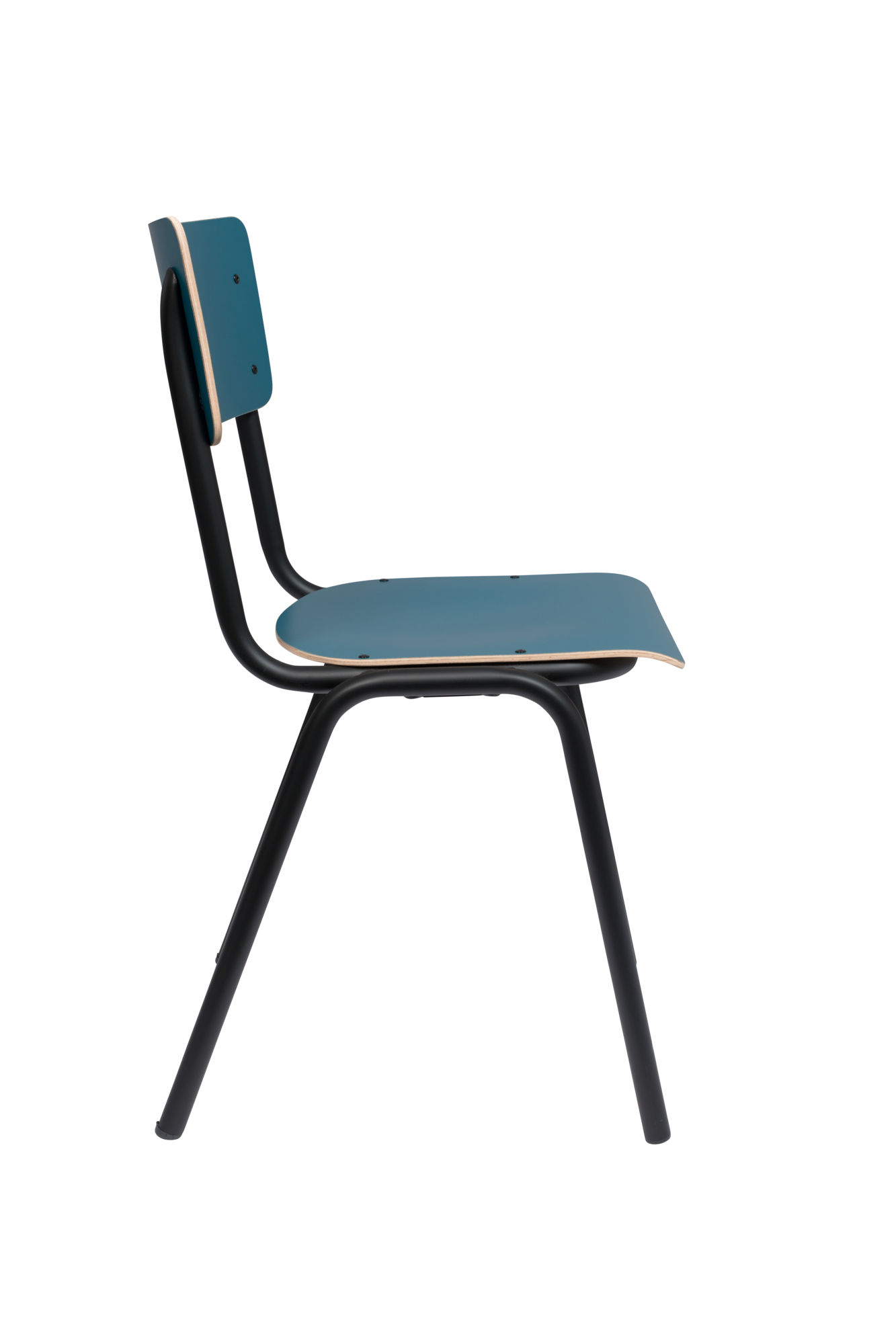 Eetkamerstoel Back To School Matt blauw (set van 4)