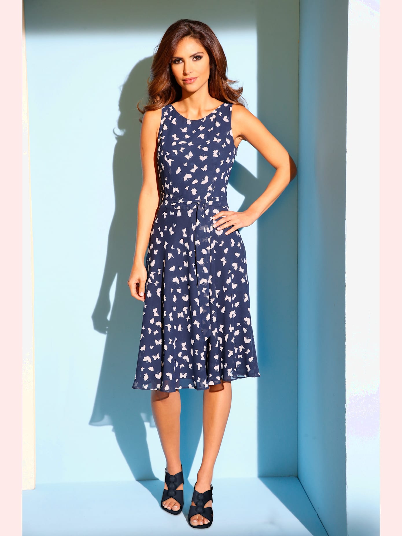Robe imprimée imprimé papillon tendance