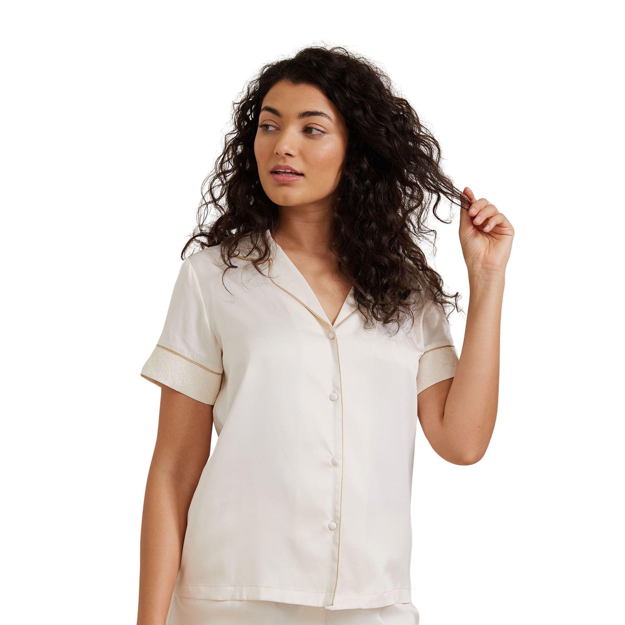 Chelsea Peers Satin Lace Long Sleeve