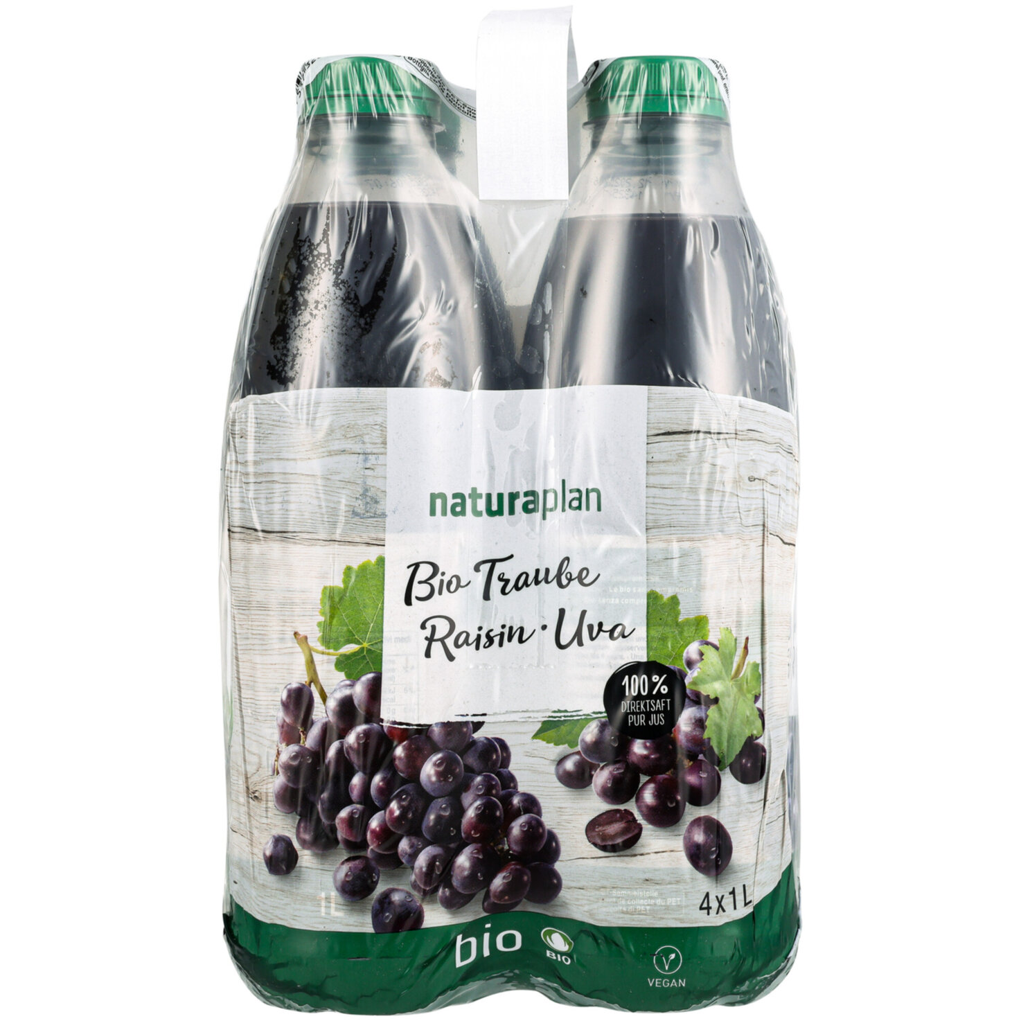 Naturaplan Bio Traubensaft 4x1l