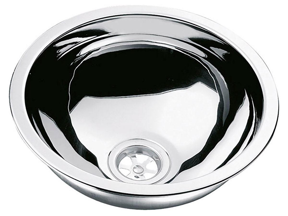 NavyLoad 30 cm ronde wasbak - silver