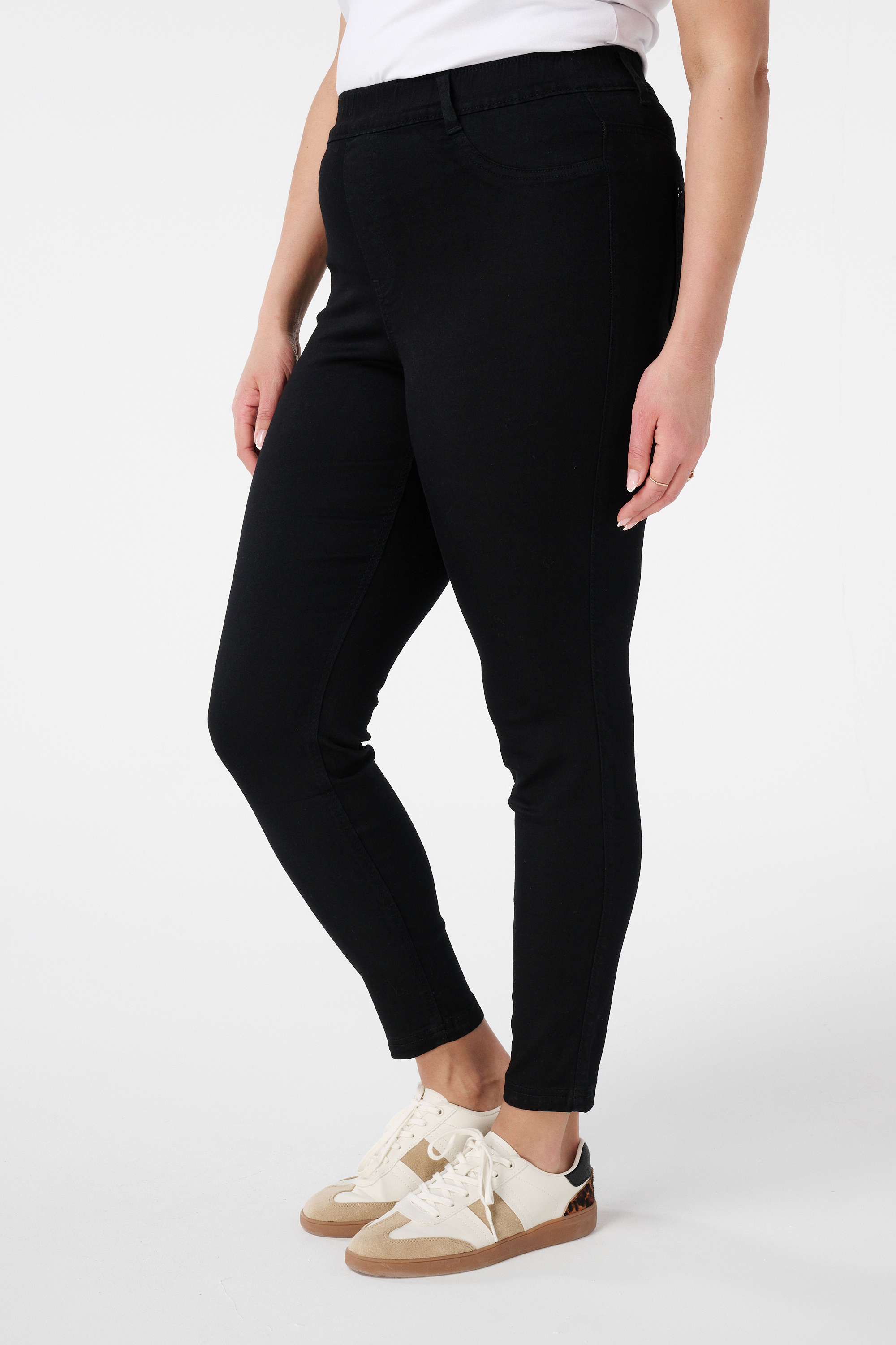 Skinny leg tregging 30 Zwart