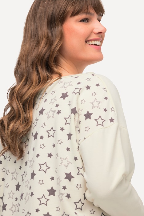 Loungewear-Sweater, Oversized, Rundhals, Langarm