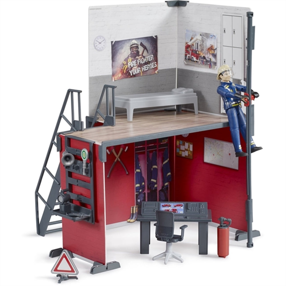 Bworld Brandstation m. Brandmand - Bruder