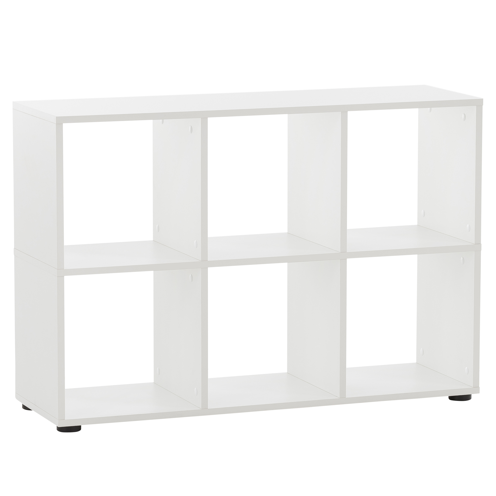 Eck-Schreibtisch - weiß - mit Regal - 150 cm
