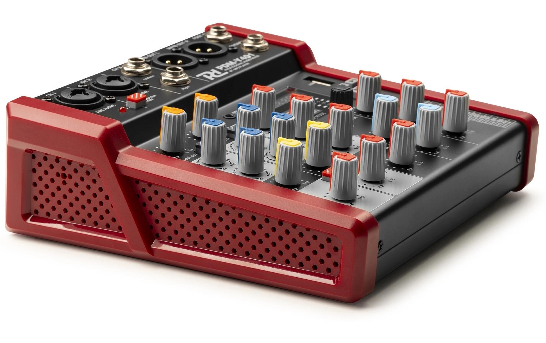 Mischpult PDM-Y401Kompaktes 4-Kanal-Mischpult mit 24-Bit DSP