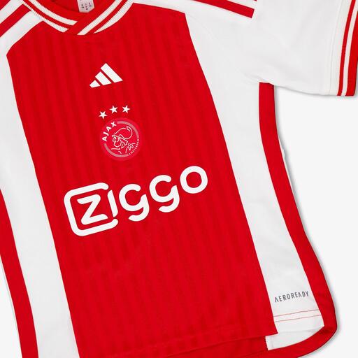 Uniforme do Ajax para jogos em casa, temporada 23/24