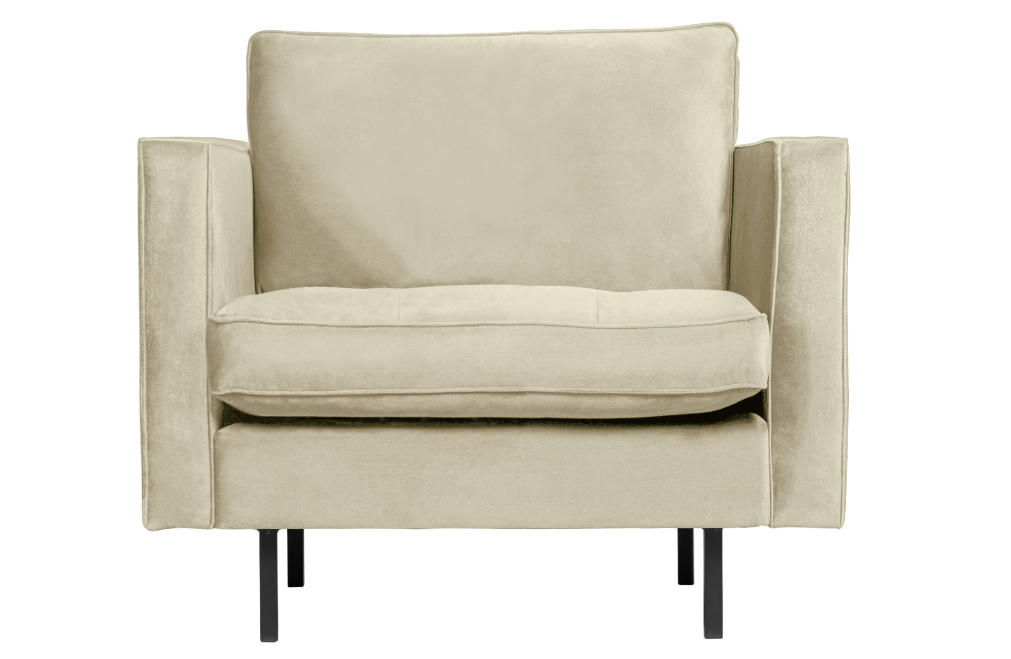 BePureHome fauteuil Rodeo Classic velvet Fauteuil Rodeo Classic Velvet - Pistache