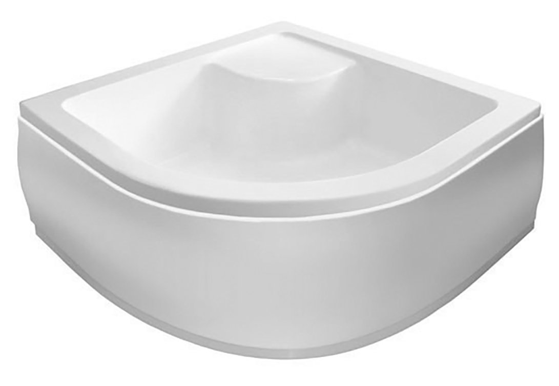 Aqualine Quadrant douchebak paneel 90x90x37.5cm wit