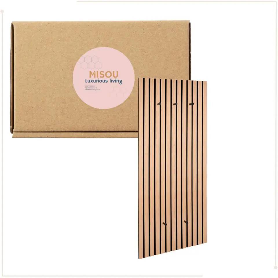 MISOU Kapstok 5 haken Grace - Bruin