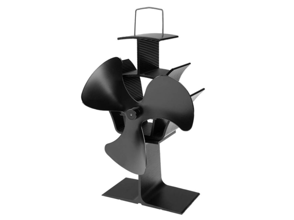 HI kachel ventilator - Black
