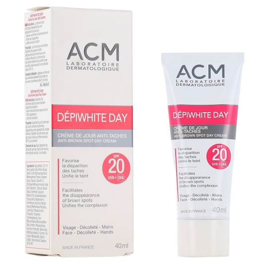 Crème éclaircissante anti-taches ACM Dépiwhite SPF20