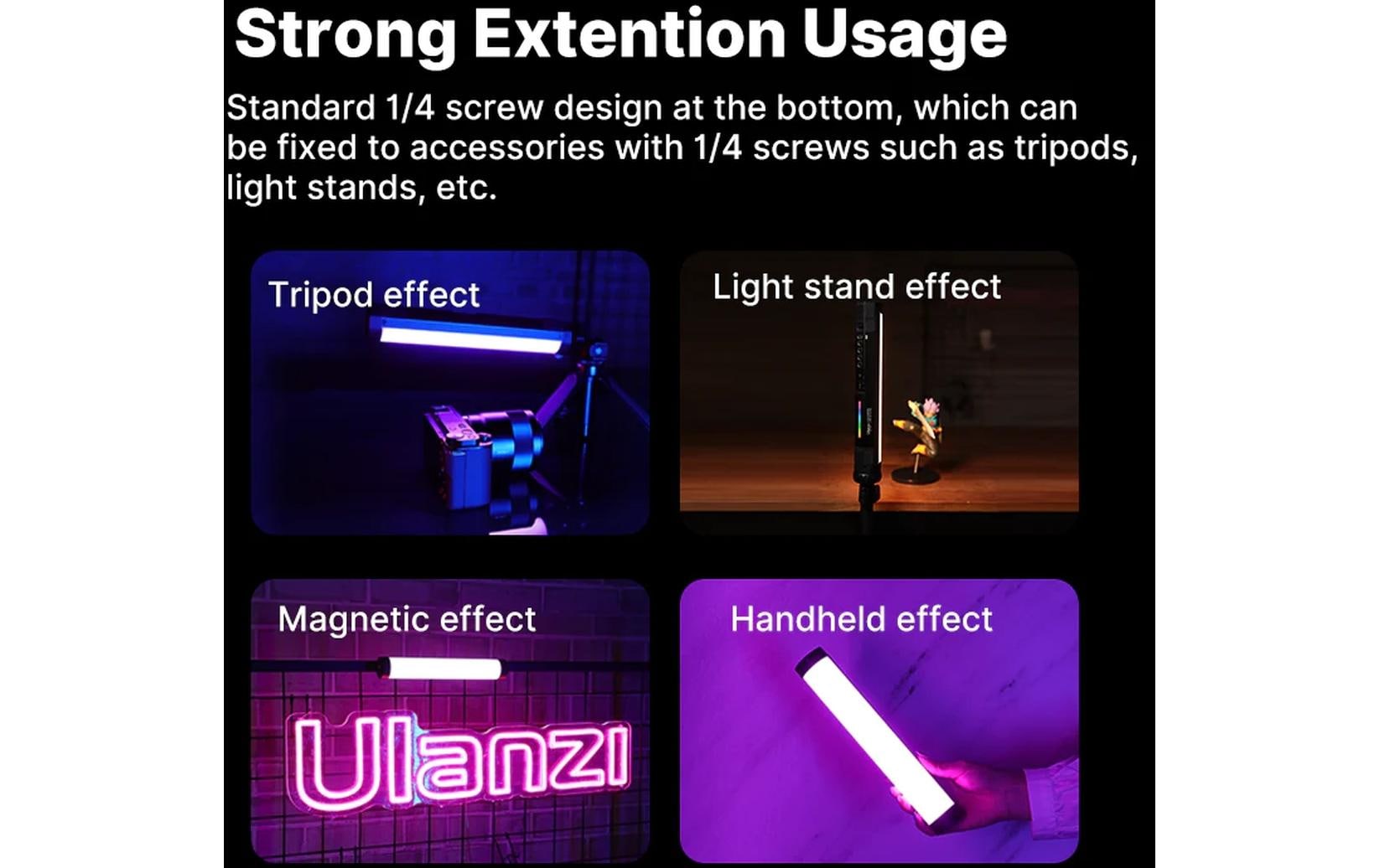 Videoleuchte VL110Magnetisches RGB-Röhrenlicht für Spezialeffekte