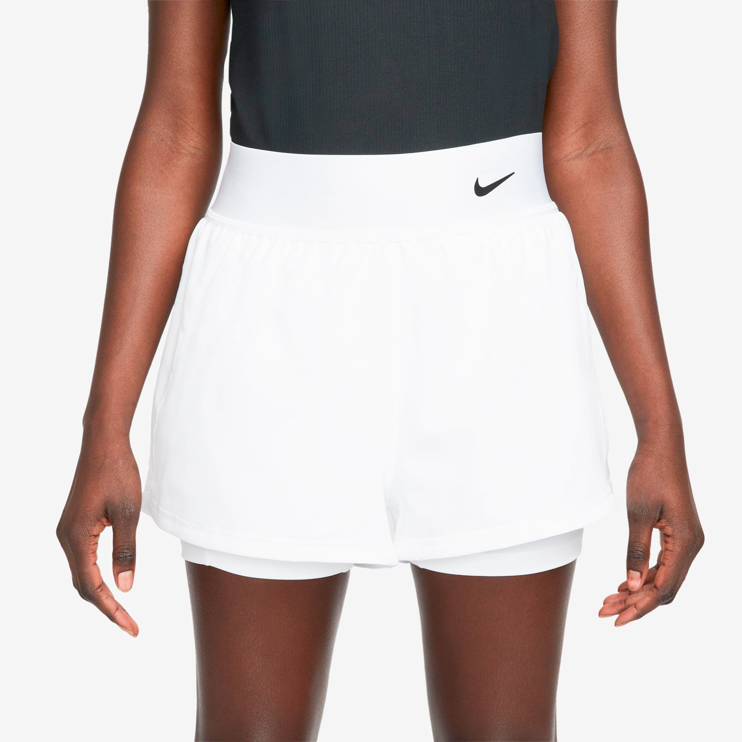 Nike Dri-Fit Advantage Court Shorts Femmes - Blanc