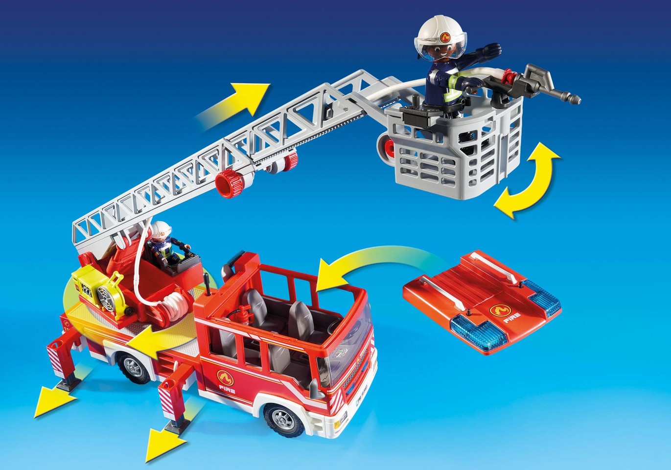 Playmobil - Brandbil med stige (9463)