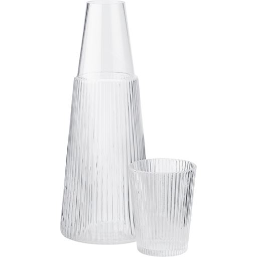 Stelton Pilastro Karaffel- Og Glassæt, Klar, 1 L
