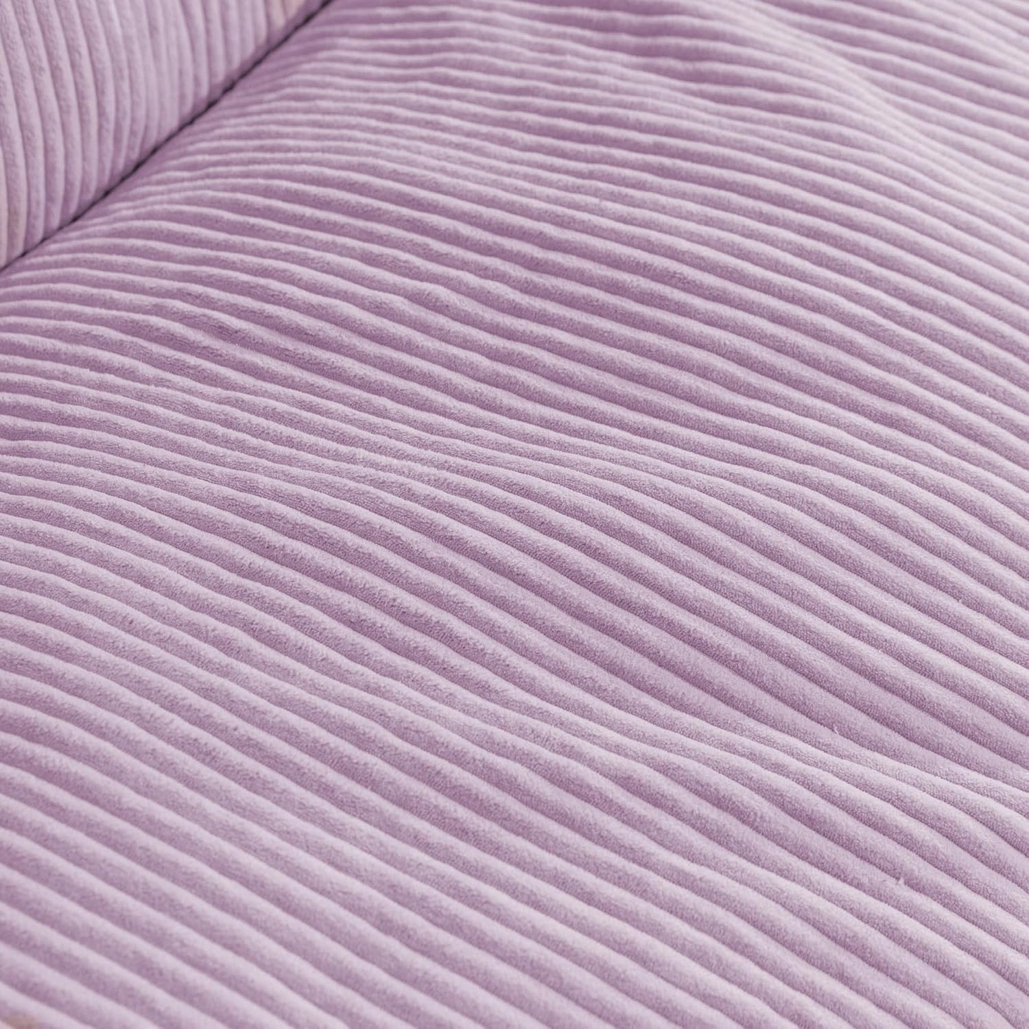 bananair - Sitzsack aus Cordstoff Breit Gerippt für Erwachsene und Kinder - Weich, Bequem und Elegant - Optimale Unterstützung - Sitzsack Sessel XXL mit Füllung, Bean Bag (100 cm, Lila Flieder)