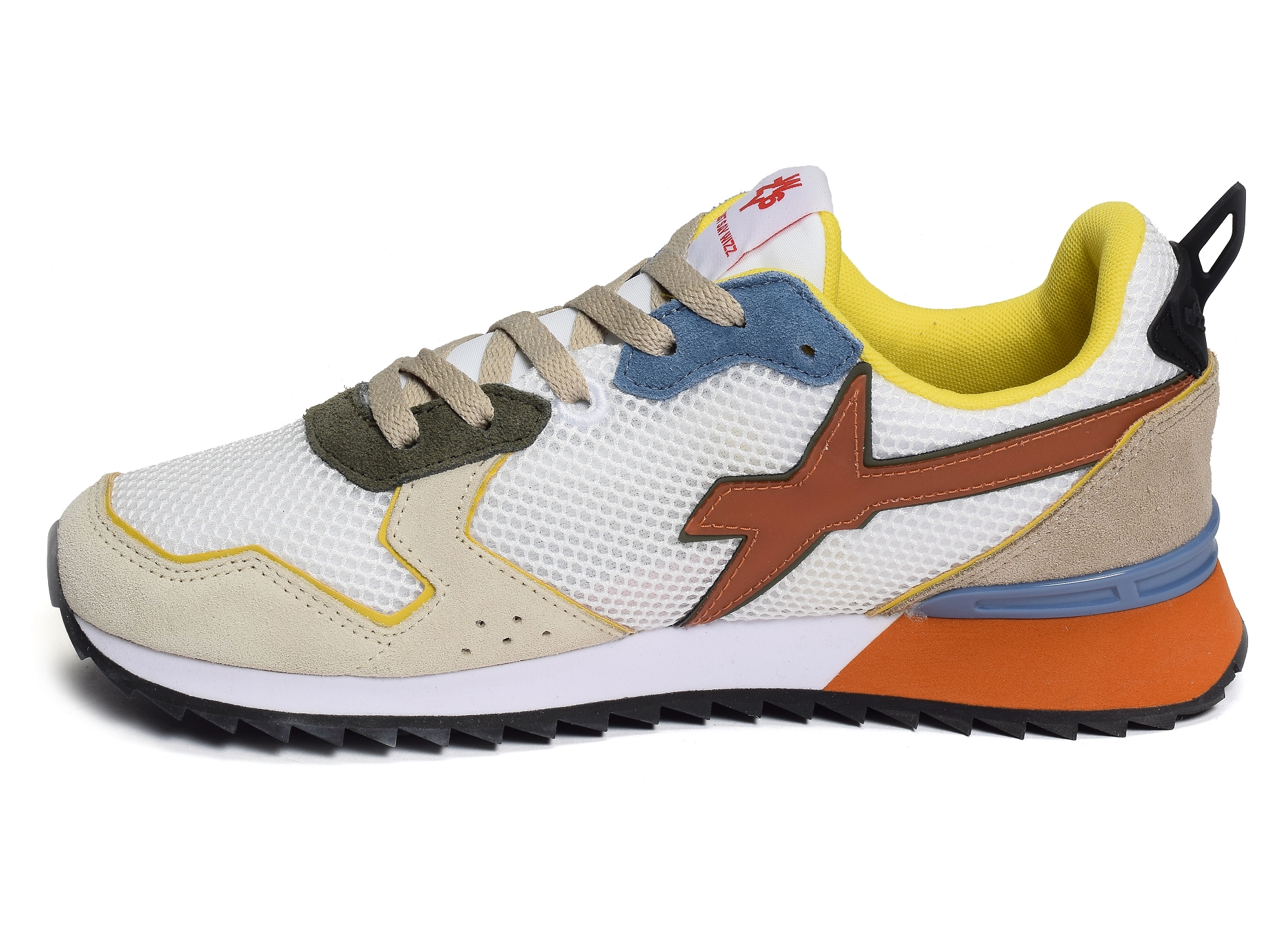 Jet m blanc multicolore