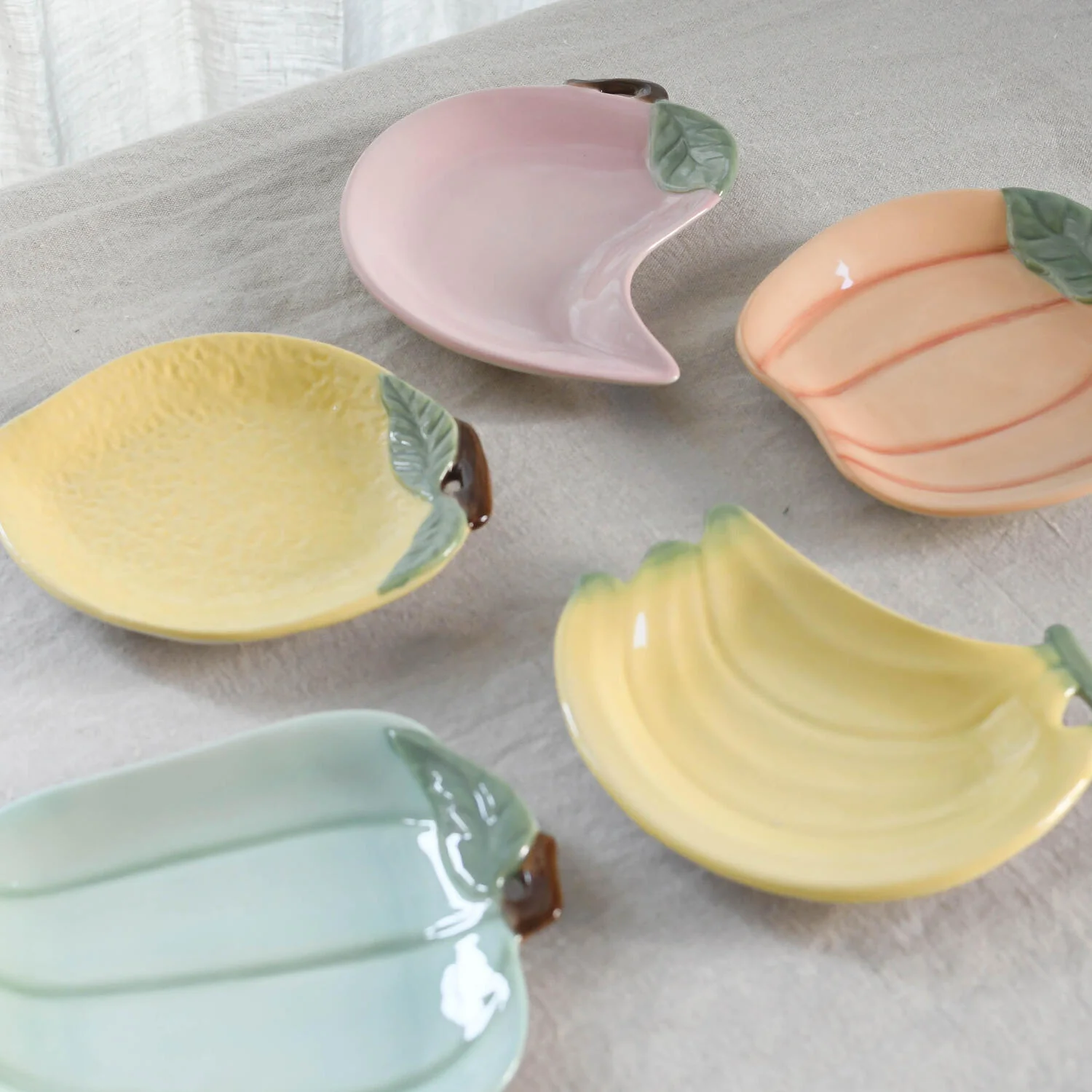 Bahne Interior  Citron tallerken, gul - L17 cm.