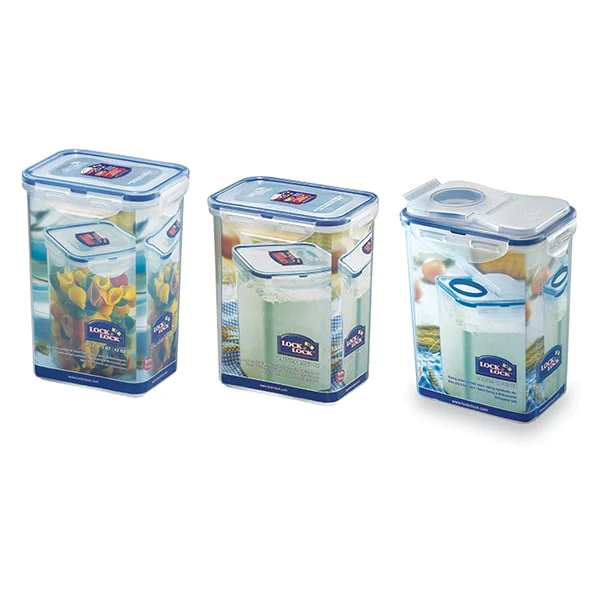 Set de 3 boites de conservation hautes Lock and Lock