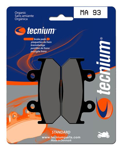 Plaquettes de freins Tecnium route organique - MA93