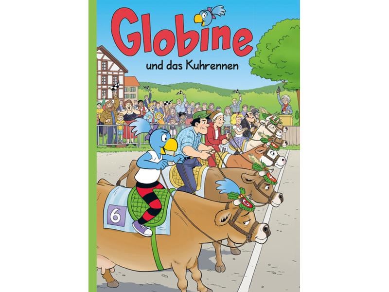 Globi Verlag Bilderbuch Globine und das Kuhrennen Kinderbuch