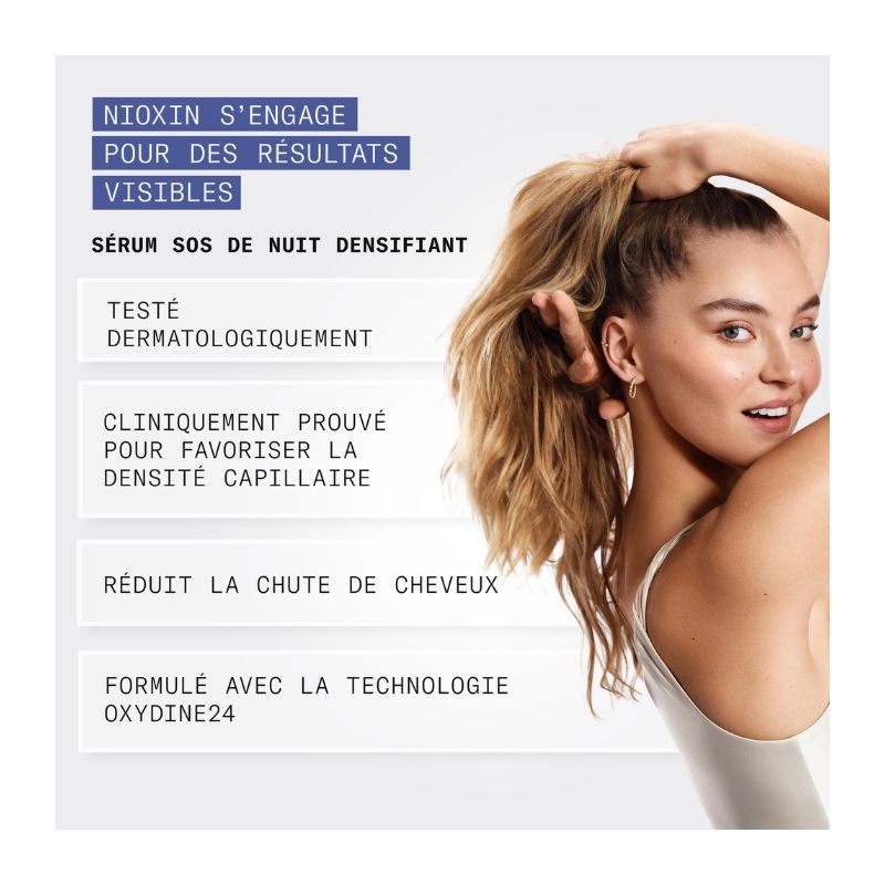 Sérum sos de nuit densifiant Nioxin 70ml