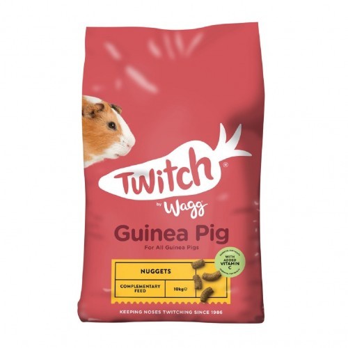 Twitch, comida crocante para porquinhos-da-índia