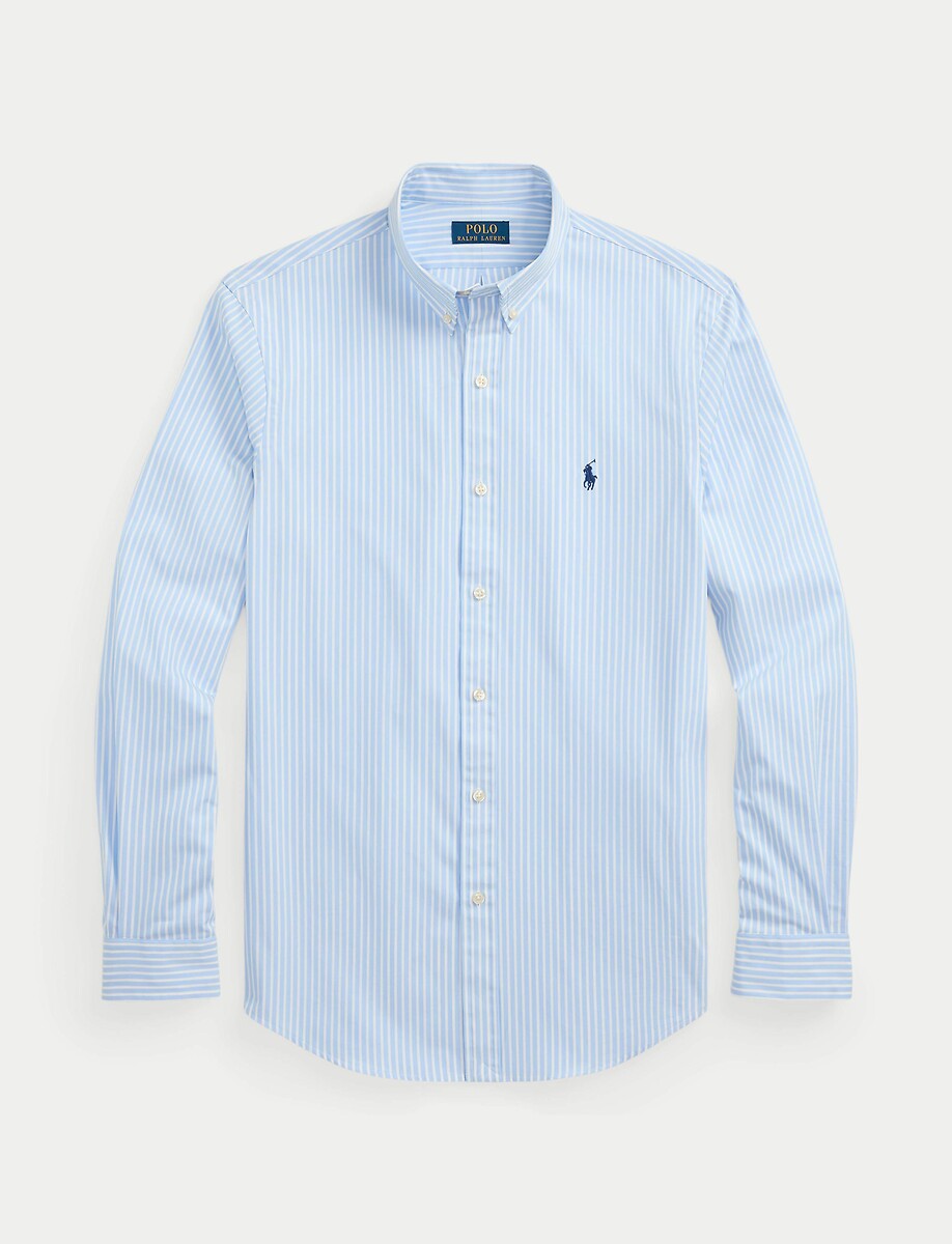 Camisa chino ajustada POLO RALPH LAUREN com logotipo bordado